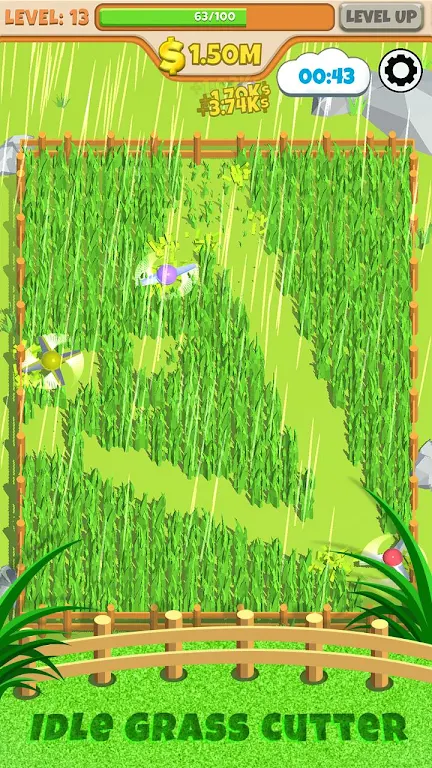 Idle Grass Cutter Mod Schermafbeelding 2