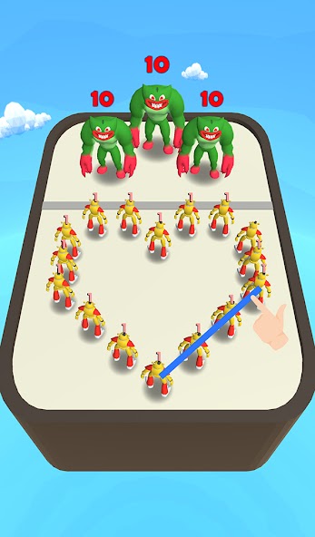 Merge Monster: Frog Evolution Mod Capture d'écran 0