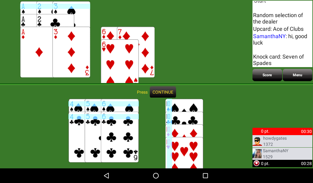 Schermata Gin Rummy Club 3