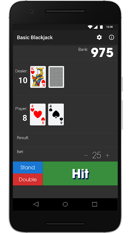 Basic Blackjack Ekran Görüntüsü 1