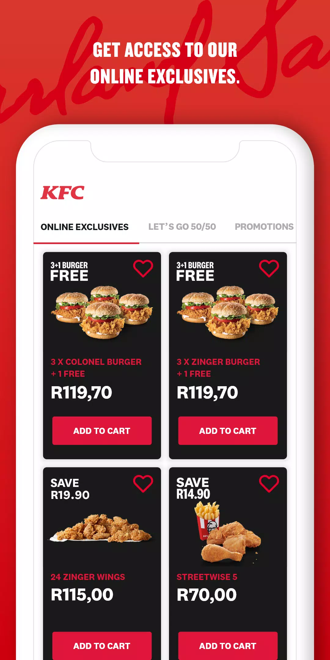 Schermata KFC South Africa 1