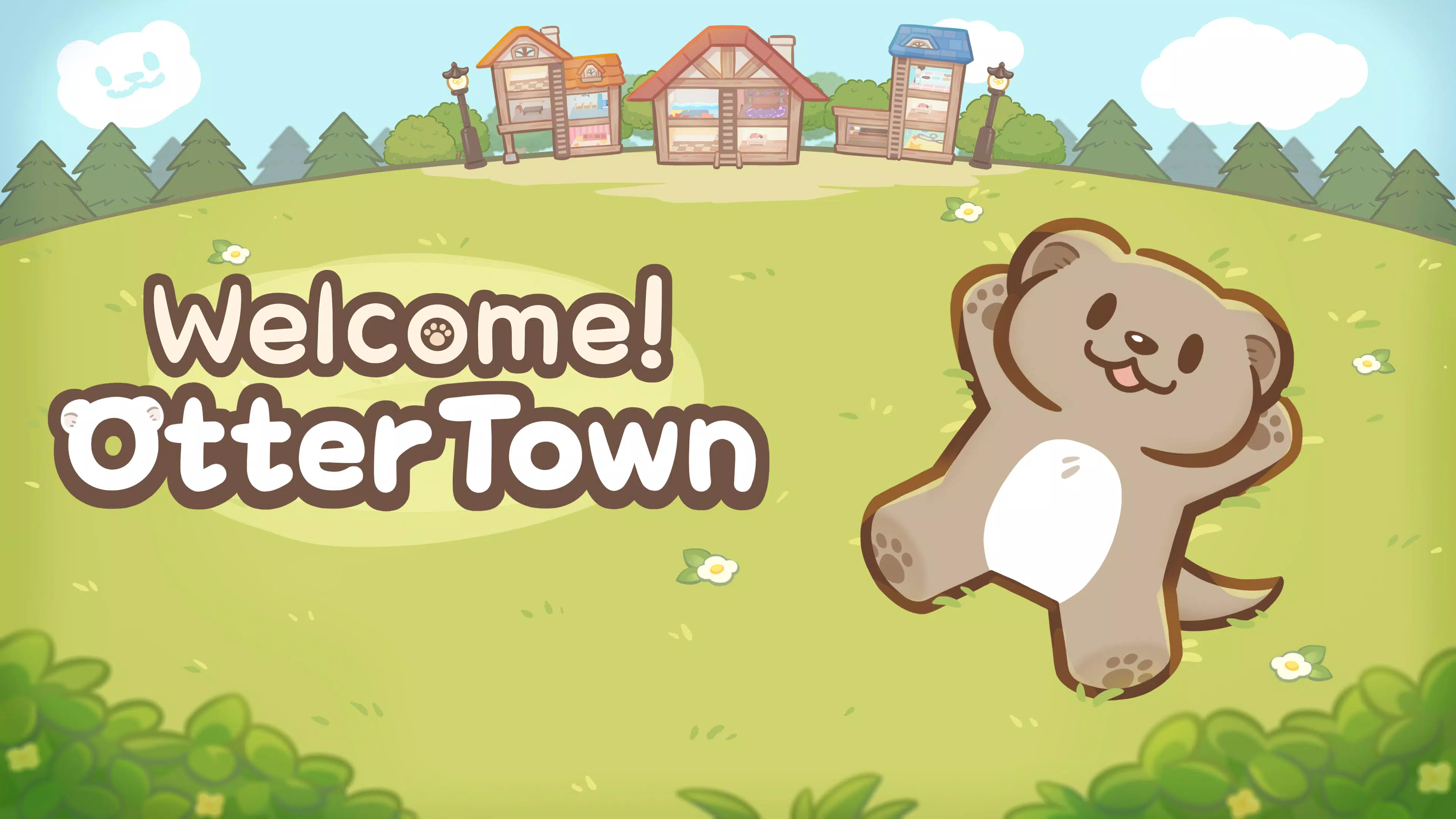 Welcome! Otter Town: cute game Screenshot 1