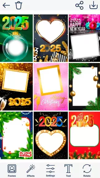 Schermata Christmas Photo Frames & Cards 1