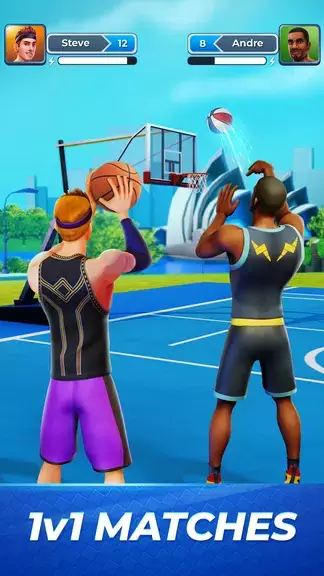 Basket Clash: 1v1 Sports Games Ảnh chụp màn hình 0