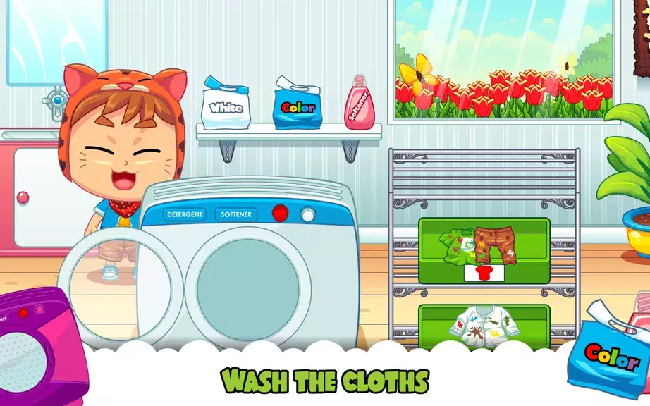 Marbel Laundry - Kids Game Screenshot 2