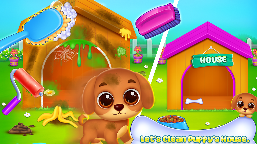 Home cleaning game for girls 螢幕截圖 1