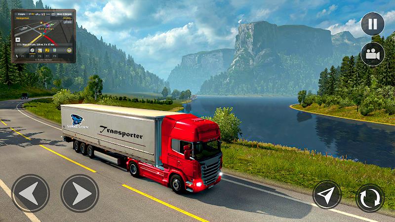 American Truck Driving Games স্ক্রিনশট 3