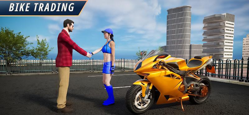 Motorcycle Bike Dealer Games Скриншот 1