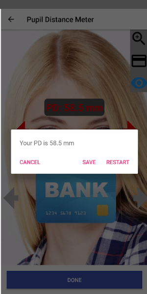 Pupil Distance Meter 螢幕截圖 2