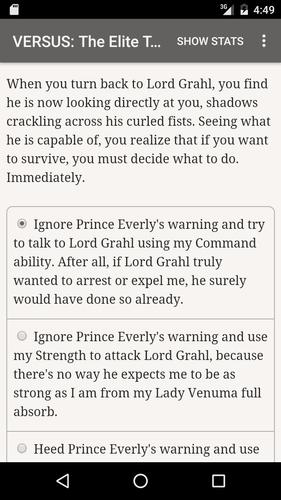 VERSUS: The Elite Trials Скриншот 3