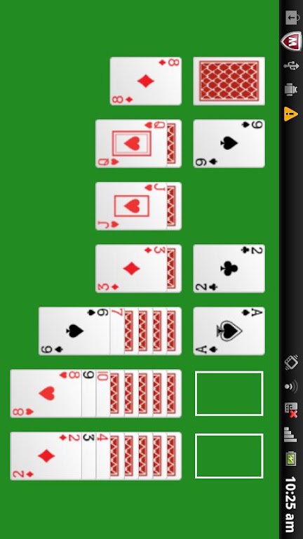 A - Solitaire card game ဖန်သားပြင်ဓာတ်ပုံ 1