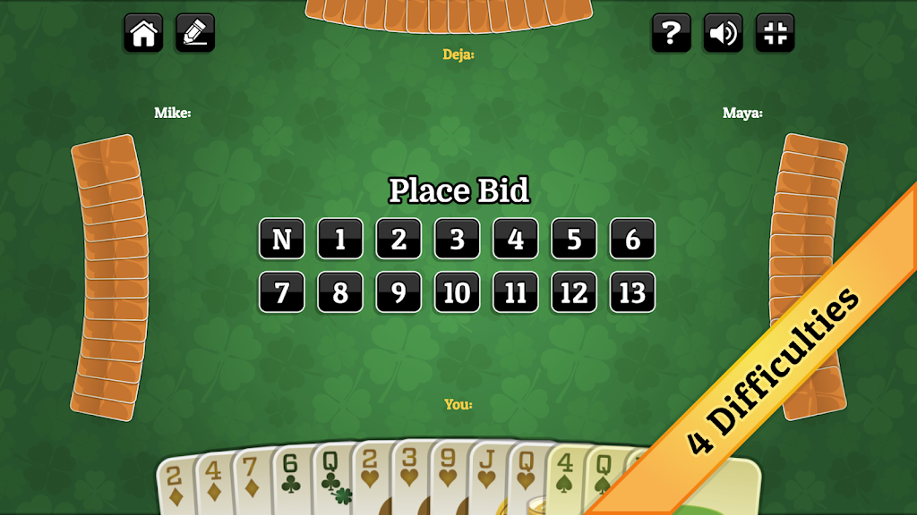 St. Patrick’s Day Spades Screenshot 2