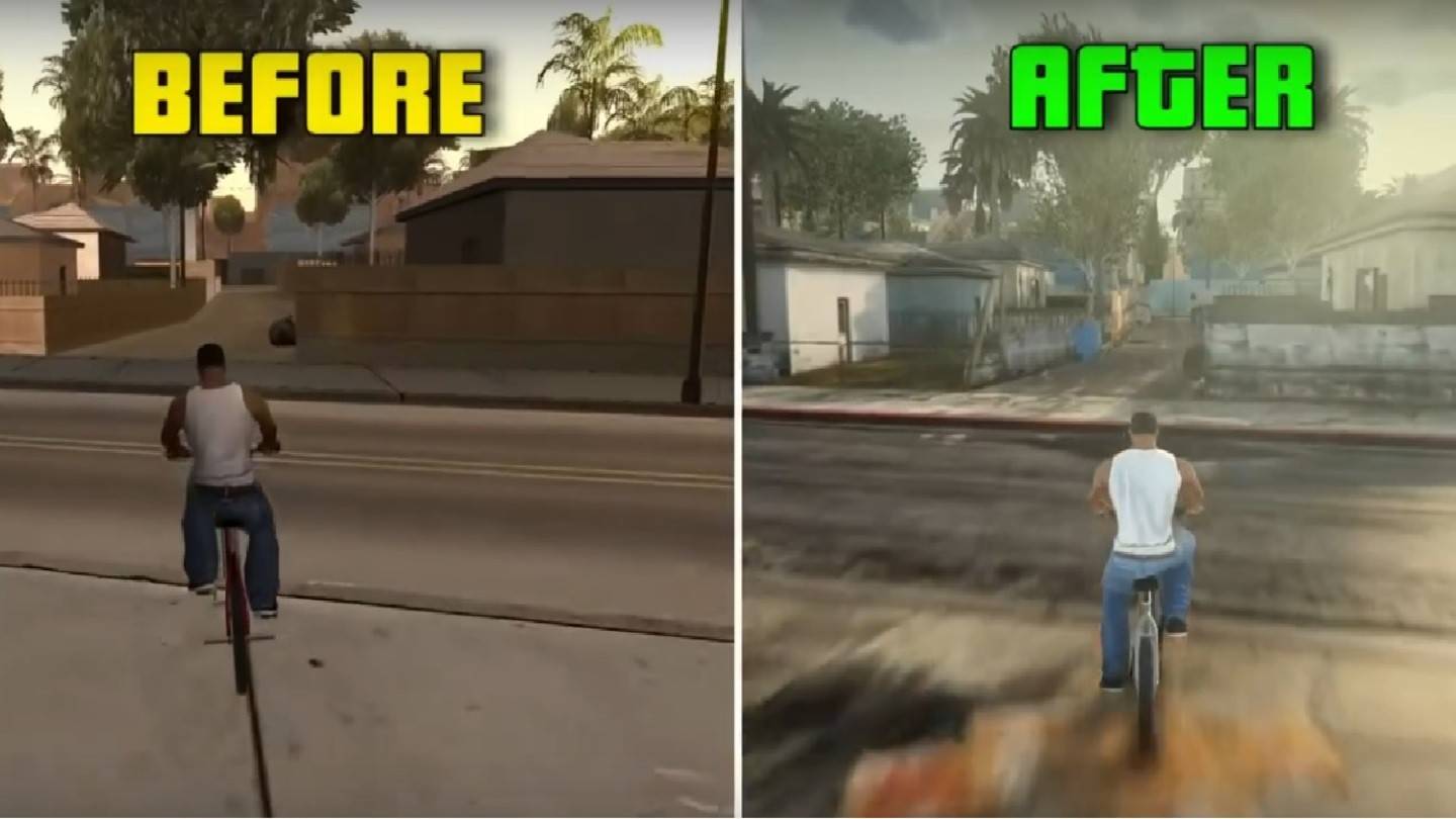 Vídeo: Remaster GTA San Andreas Banger com 51 mods