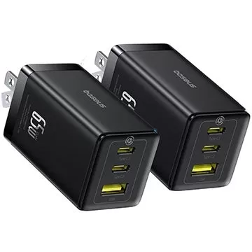 Baseus 65W USB-C-Ladegerät Doppelpack für 29,99 $