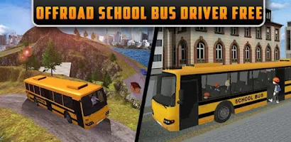 Offroad School Bus Driver Game Tangkapan skrin 0