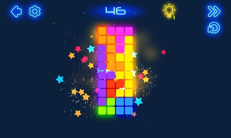 Glow Puzzle Block 3D 螢幕截圖 1