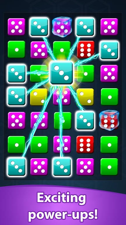 Dice Match Line Puzzle Games 螢幕截圖 1