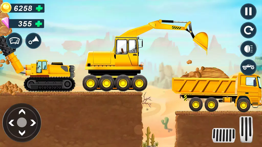 JCB Construction Truck Games स्क्रीनशॉट 1