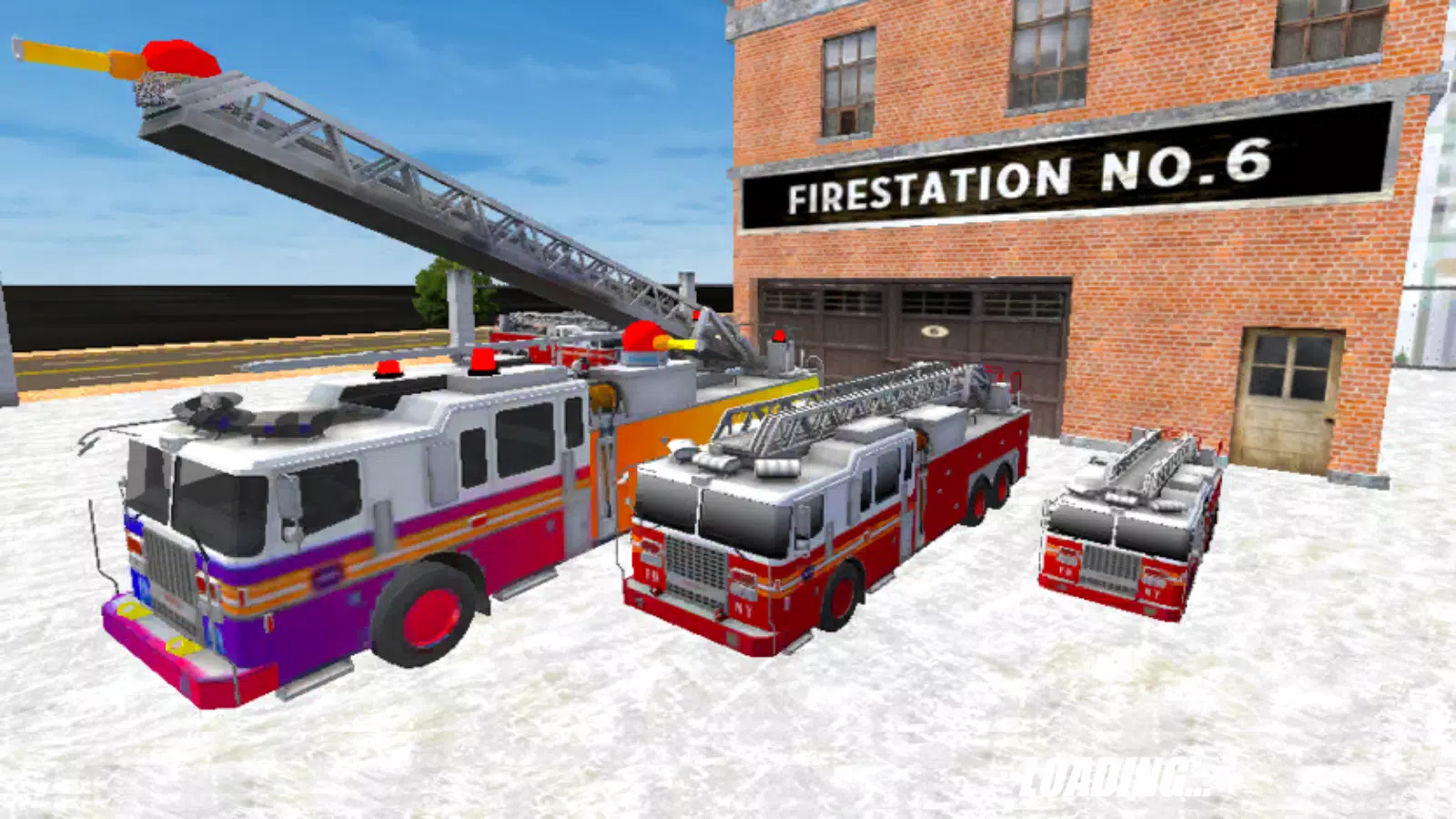 Fire Truck Simulator Rescue Schermafbeelding 1