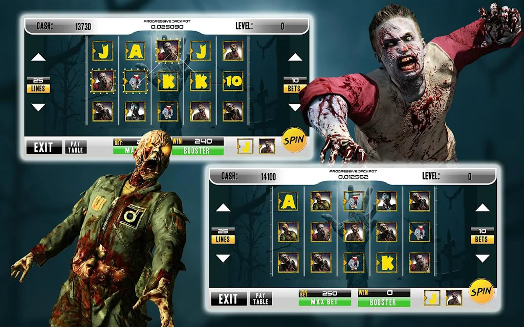 Casino Walking Zombie Slots Machine স্ক্রিনশট 3