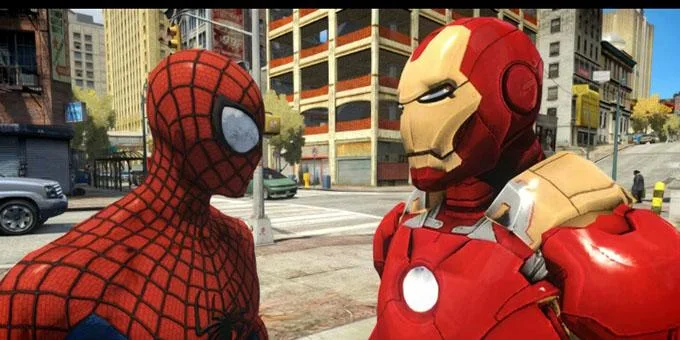 Spiderman vs Iron Man 3D Adventures স্ক্রিনশট 0