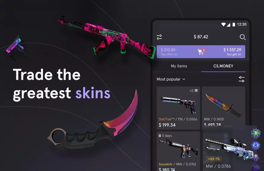 CS.MONEY ‒ Trade CS:GO skins ภาพหน้าจอ 0