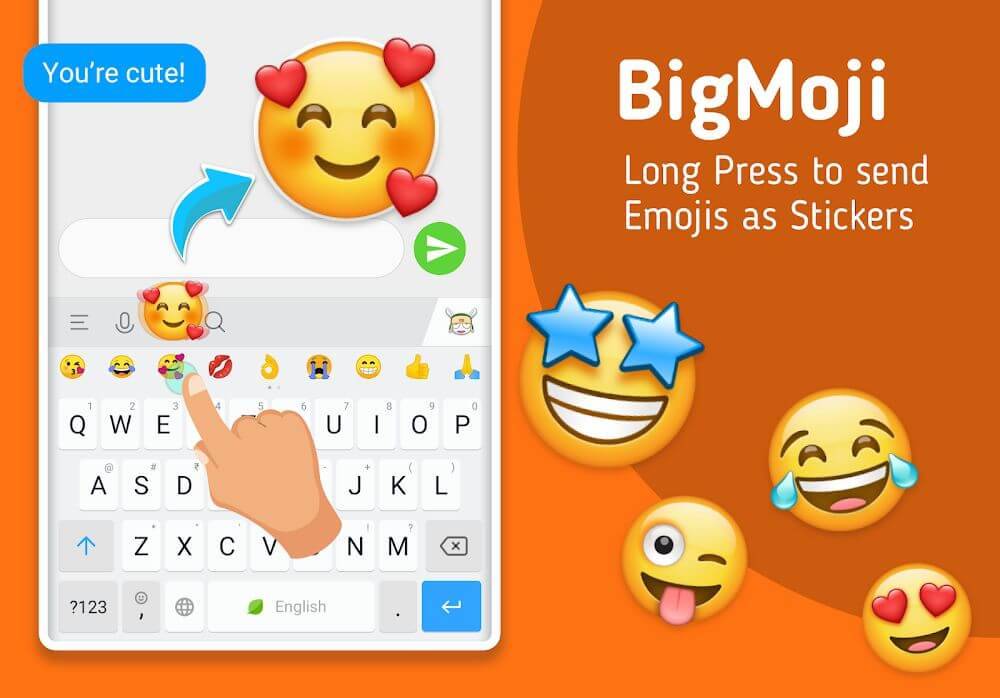 Mint Keyboard:Fonts,Emojis Captura de pantalla 1