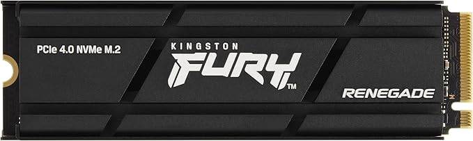 Kingston Fury Renegade 2TB PCIe Gen 4.0 NVME M.2 Внутренние игры SSD с радиаторами