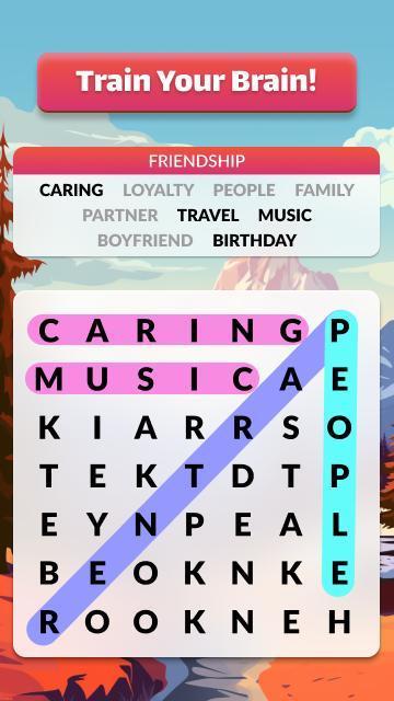 Word Search - Word Trip Captura de pantalla 2