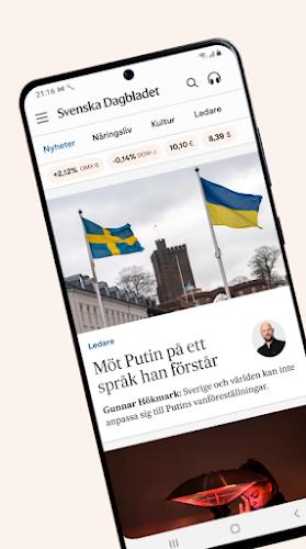 Svenska Dagbladet ภาพหน้าจอ 0