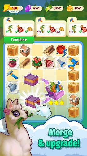 Wild Merge: Animal Puzzle Game スクリーンショット 1