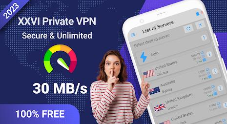 XV Private VPN - Fast Proxy Schermafbeelding 0