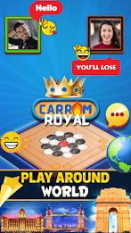 Carrom Royal : Disc Pool Game 螢幕截圖 0