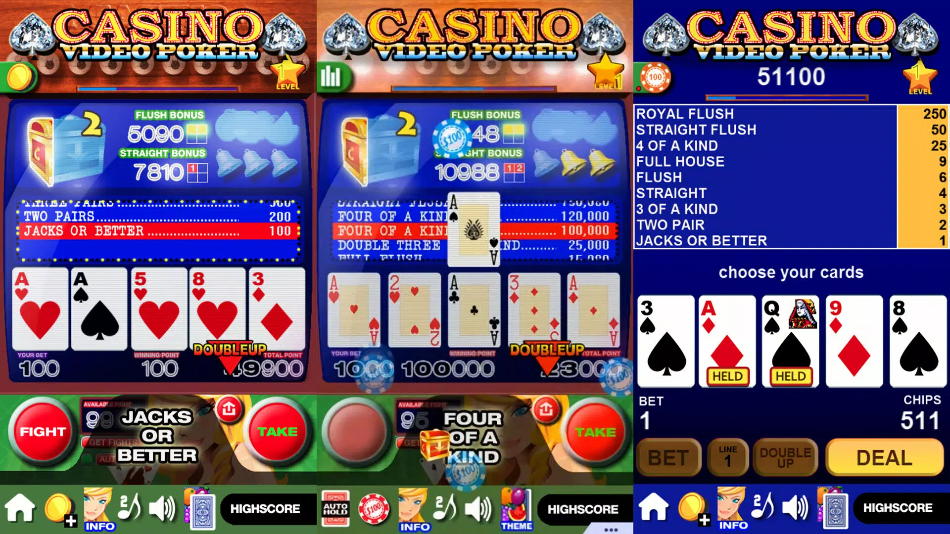 Casino Video Poker स्क्रीनशॉट 2