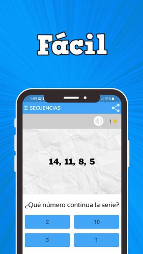 Secuencias numéricas Скриншот 1