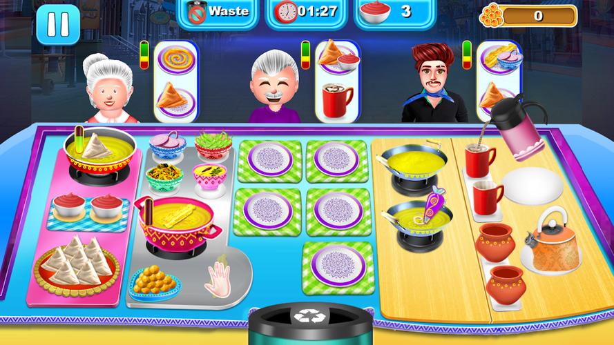 Gujarati Food Cooking Games Captura de pantalla 1