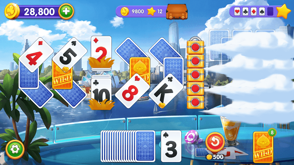 Solitaire Trip: Classic Tripeaks Card Game Zrzut ekranu 2