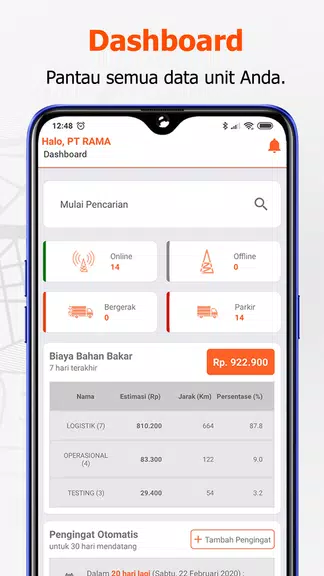 ORIN - GPS Tracking and Automa Zrzut ekranu 0