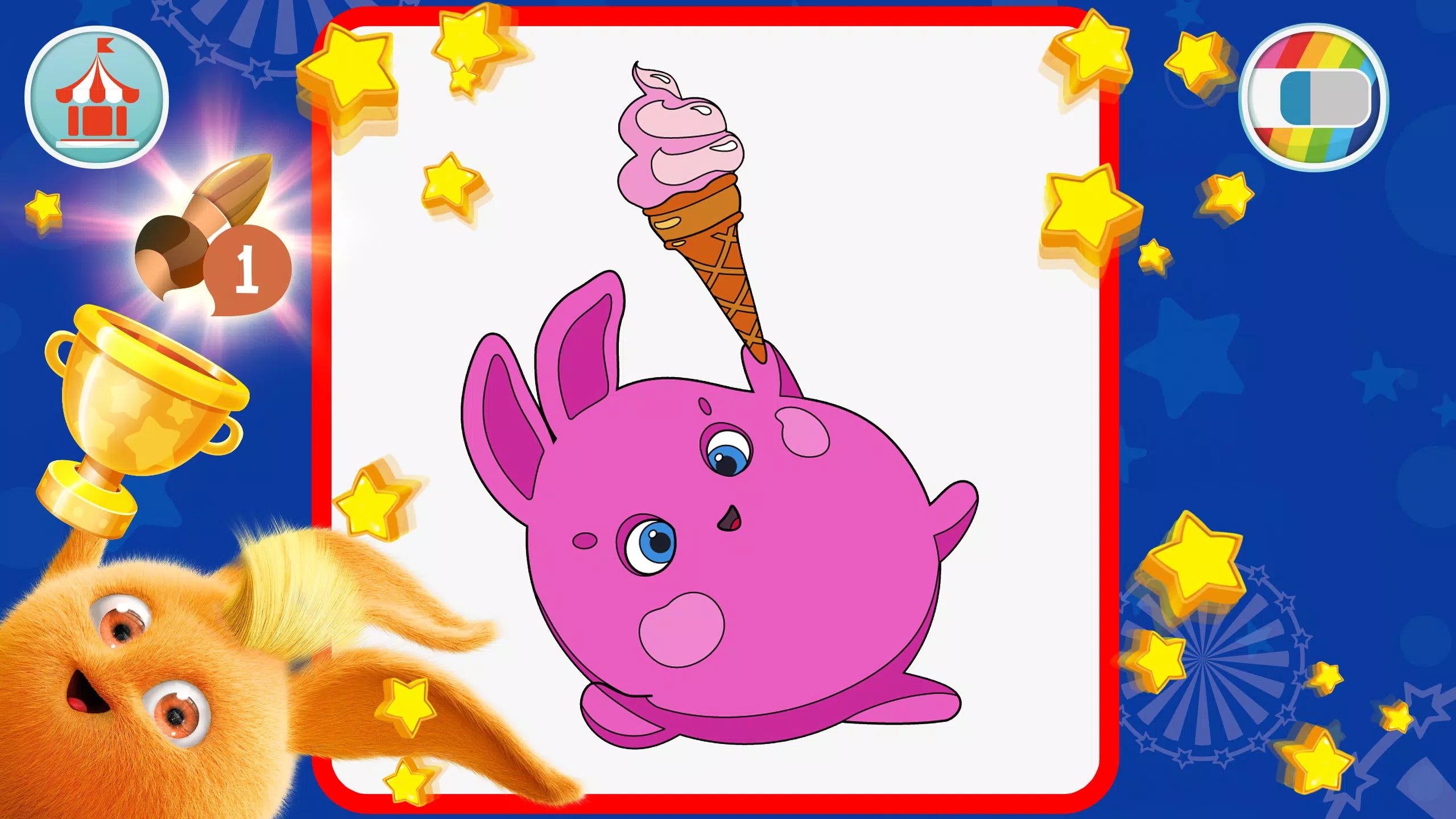 Sunny Bunnies: Coloring Book Zrzut ekranu 2