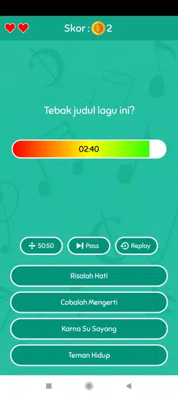 Game Tebak Lagu 螢幕截圖 1