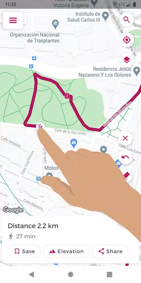 Just Draw It! - Route planner 应用截图第0张