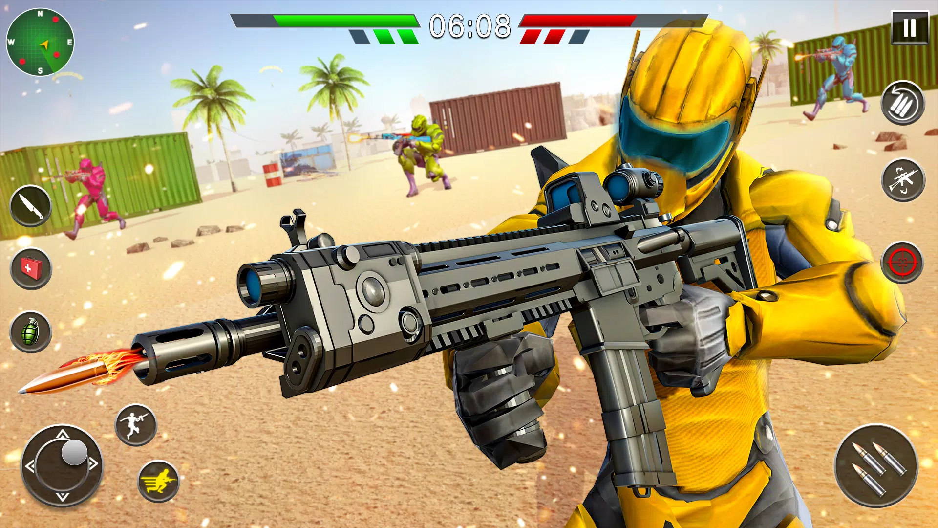 Robot Gun Battle: Offline FPS Tangkapan skrin 0