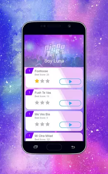 Piano Tiles - Soy Luna Girls Game Zrzut ekranu 1