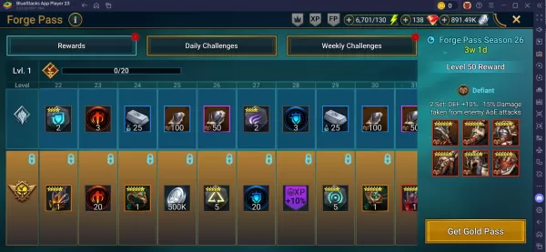 Raid Shadow Legends Season 26 Forge Pass: Quests, Rewards, Tips