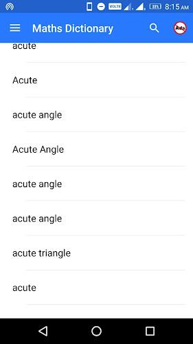 Maths Dictionary ภาพหน้าจอ 3