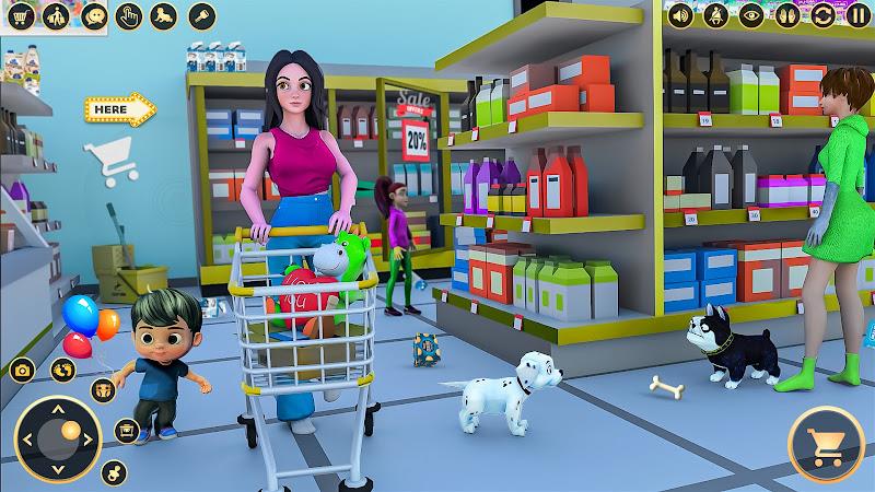 Pregnant Mom Family Game 3D Скриншот 2