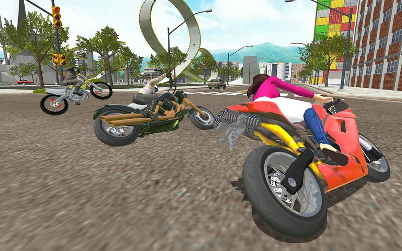 Motorbike Rush Drive Simulator 螢幕截圖 0