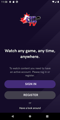 CHL TV Schermafbeelding 1