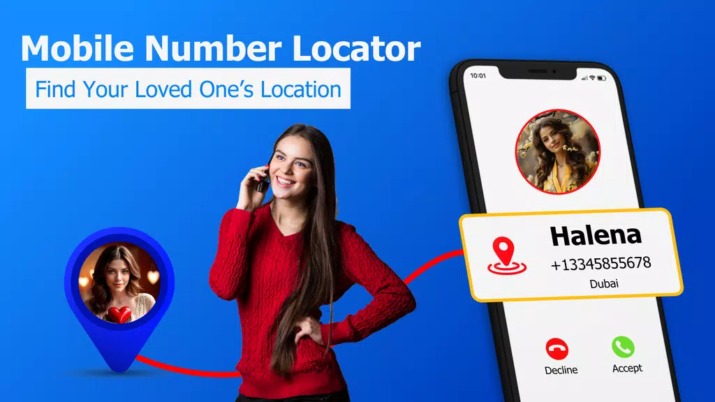 GPS Mobile Number locator App Captura de pantalla 0