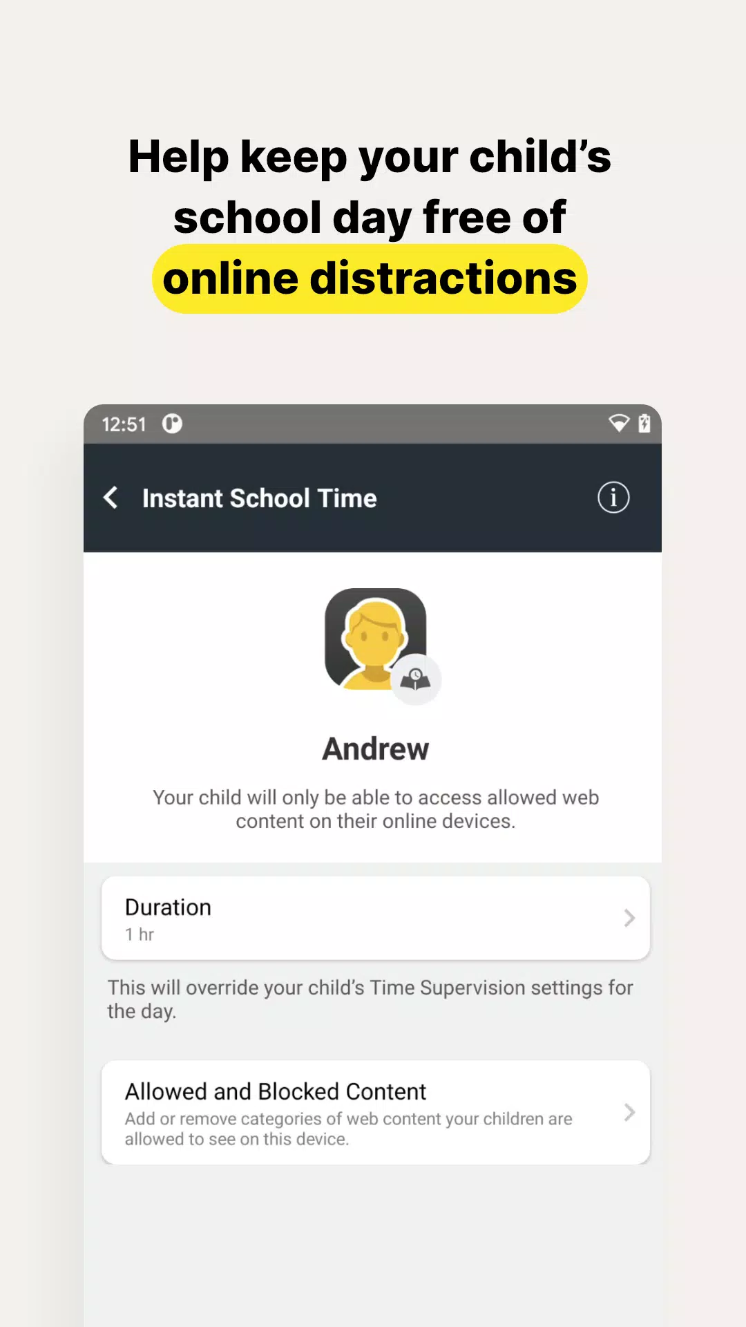 Norton Family parental control应用截图第2张